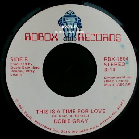 Dobie Gray - Autumn / This Is A Time For Love side B