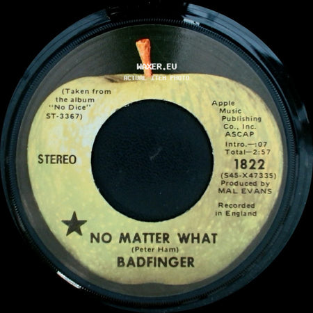 Badfinger - Carry On Till Tomorrow / No Matter What side B