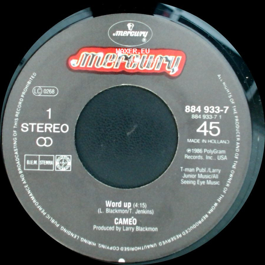 Cameo - Urban Warrior / Word Up side B