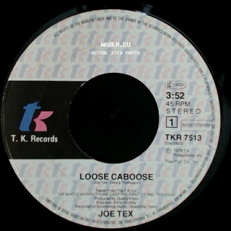 Joe Tex - Loose Caboose / Music Ain't Got No Color side A