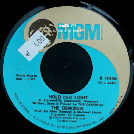 The Osmonds - Love Is / Hold Her Tight side B