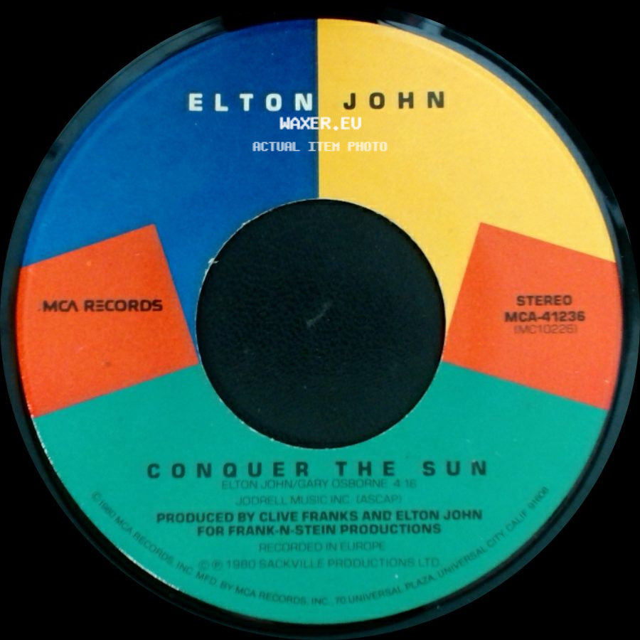 Elton John - Conquer The Sun / Little Jeannie side A