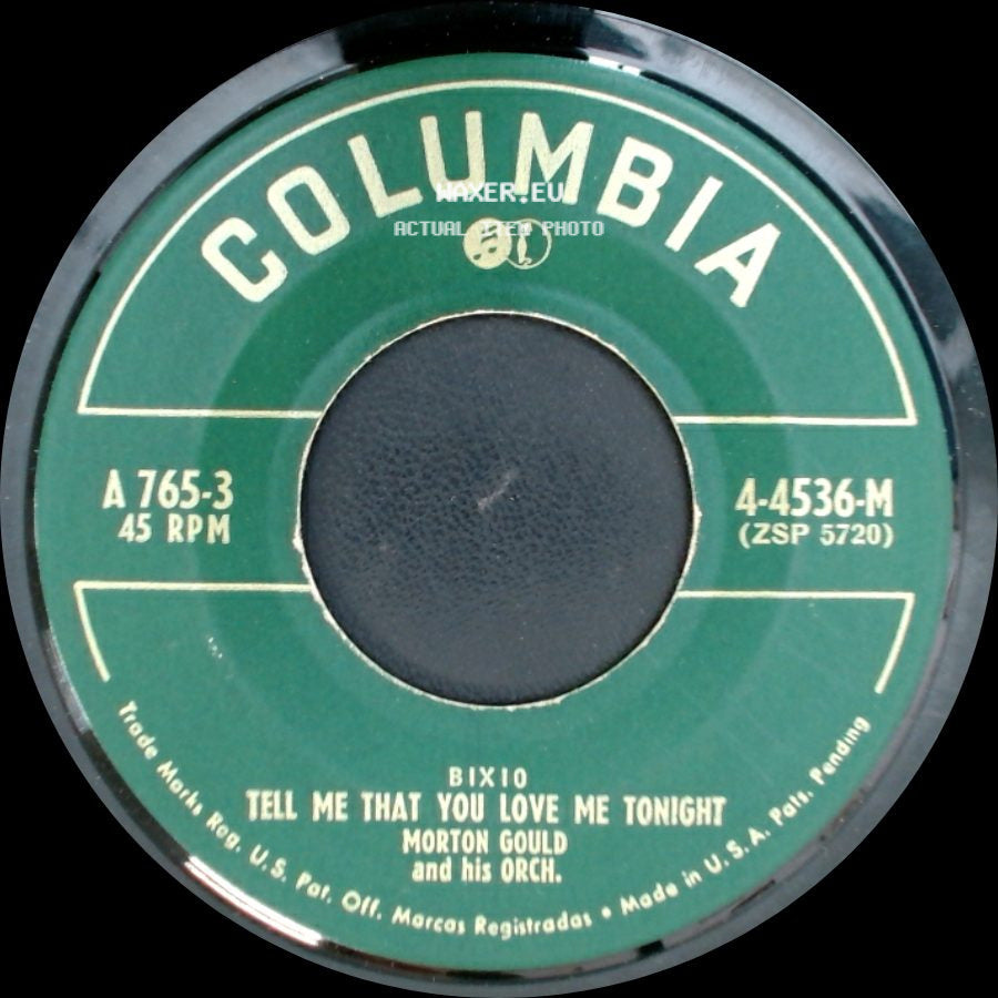 Morton Gould And His Orch. - My Silent Love / Tell Me That You Love Me Tonight side B