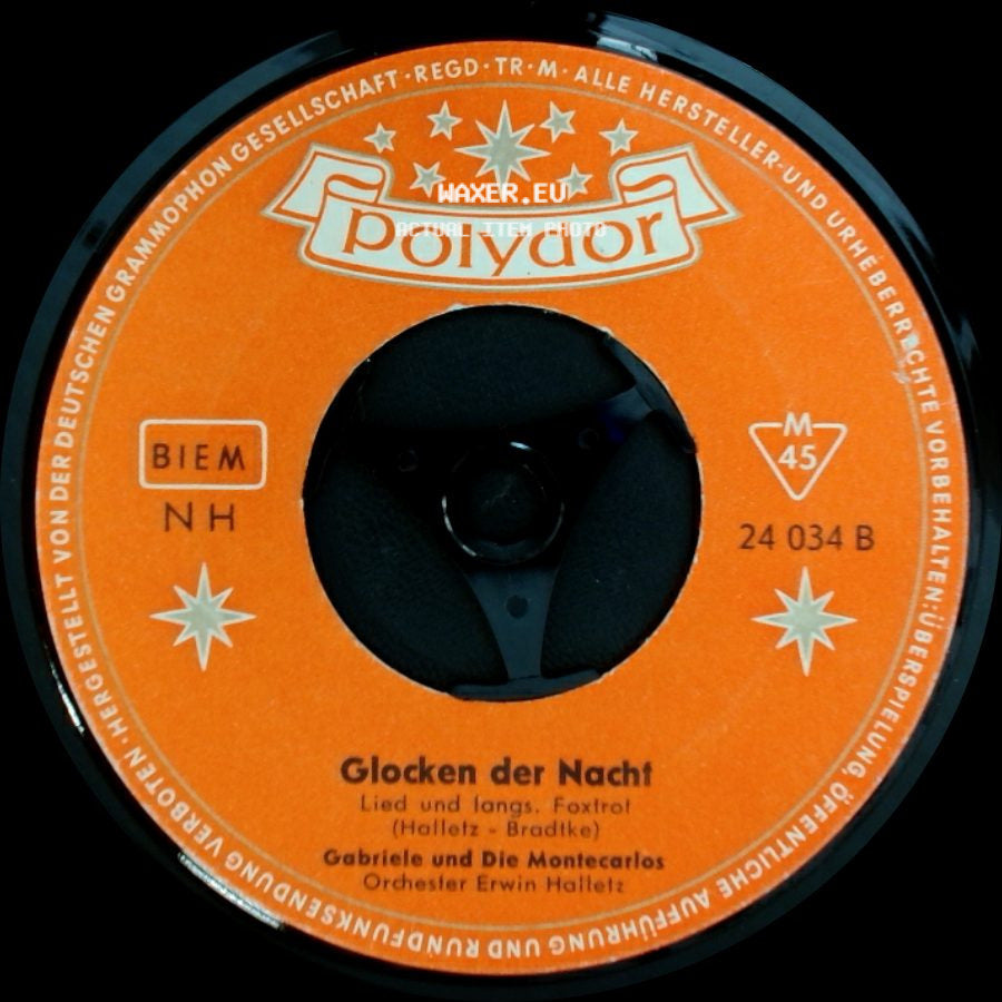 Louis Armstrong Und Gabriele / Gabriele Und Die Montecarlos - Onkel Satchmo's Lullaby / Glocken Der Nacht side B