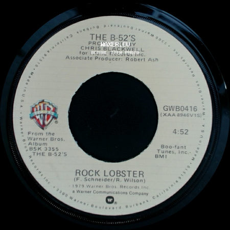 The B-52's - Rock Lobster / Private Idaho side A