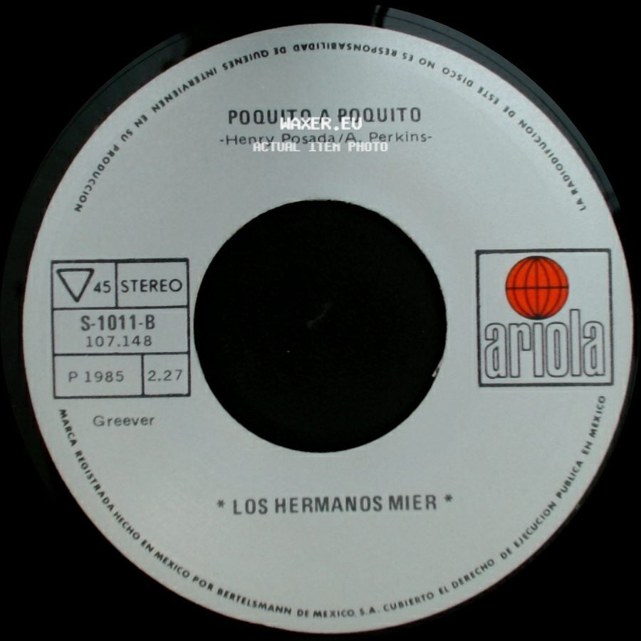 Los Hermanos Mier - Una Mentira Mas / Poquito A Poquito side B