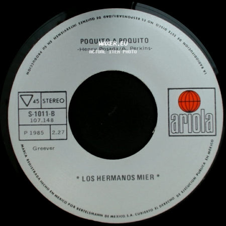 Los Hermanos Mier - Una Mentira Mas / Poquito A Poquito side B