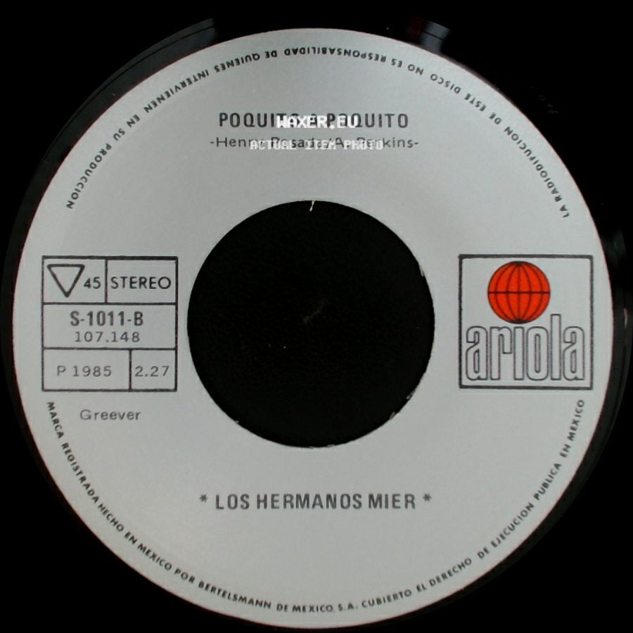 Los Hermanos Mier - Poquito A Poquito / Una Mentira Mas side A