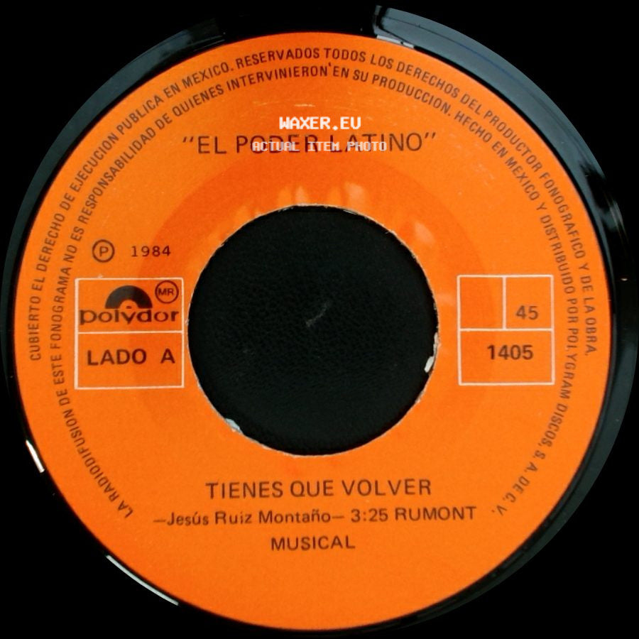 Unknown Artist - Tienes Que Volver / La Ya Merito side A