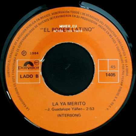 Unknown Artist - Tienes Que Volver / La Ya Merito side B