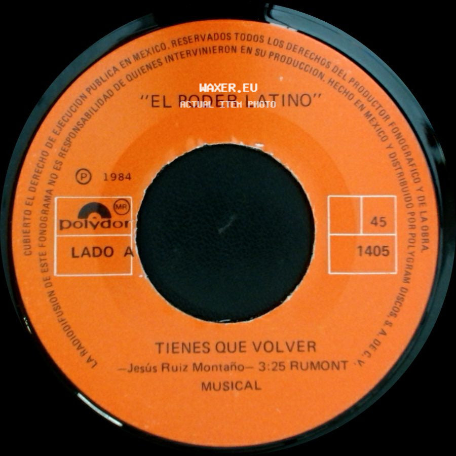 Unknown Artist - Tienes Que Volver / La Ya Merito side A