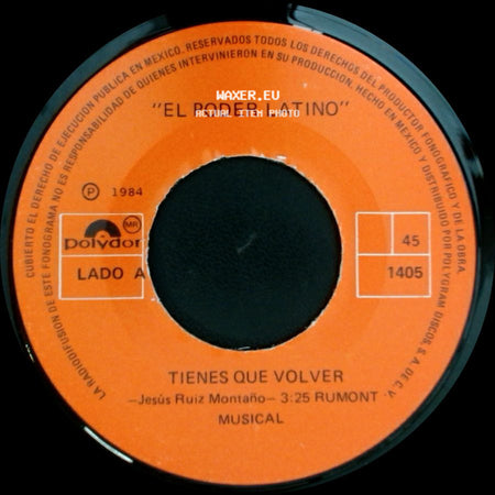 Unknown Artist - Tienes Que Volver / La Ya Merito side A