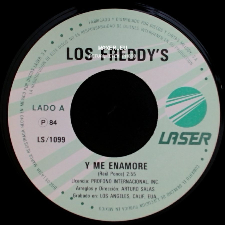 Los Freddy's - Y Me Enamore / Perder La Vida side A