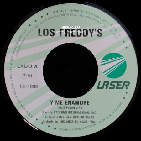 Los Freddy's - Y Me Enamore / Perder La Vida side A