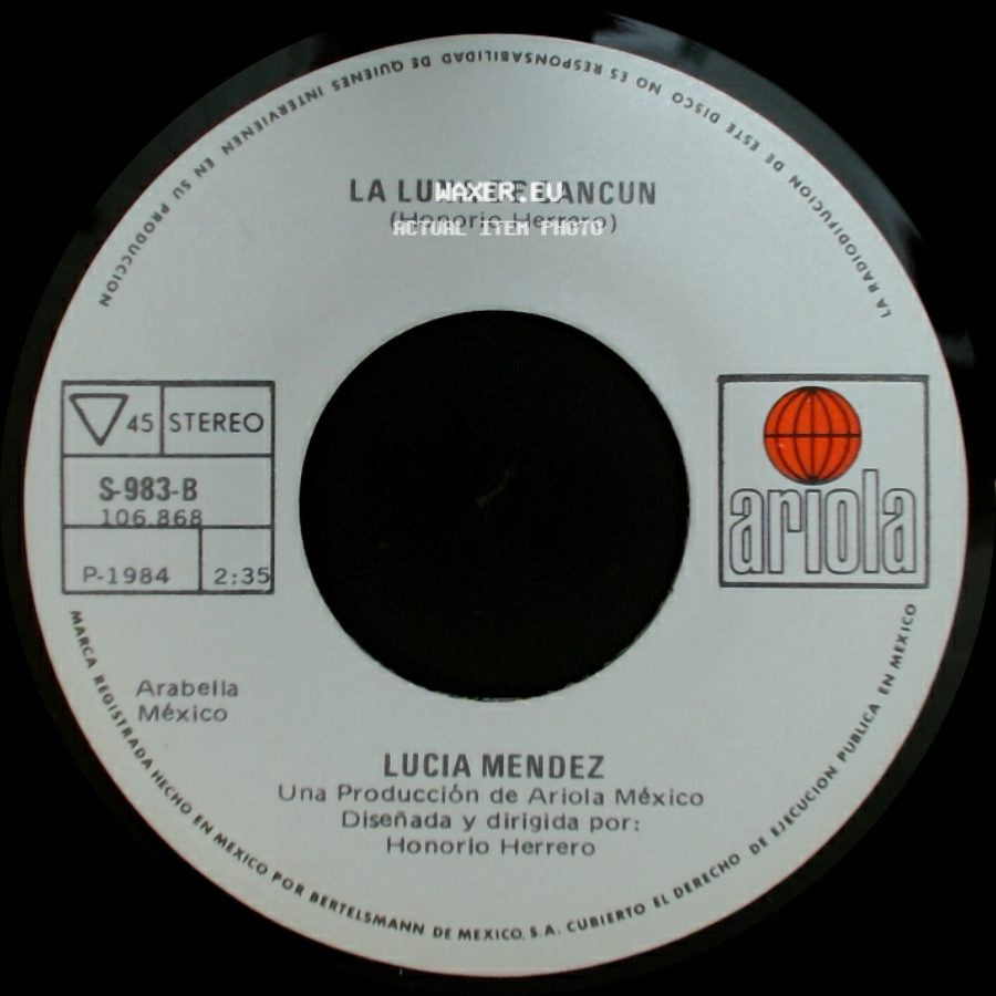 Lucia Mendez - La Luna De Cancun / Corazon De Piedra side A