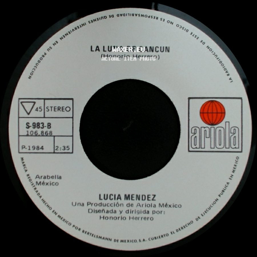 Lucia Mendez - La Luna De Cancun / Corazon De Piedra side A