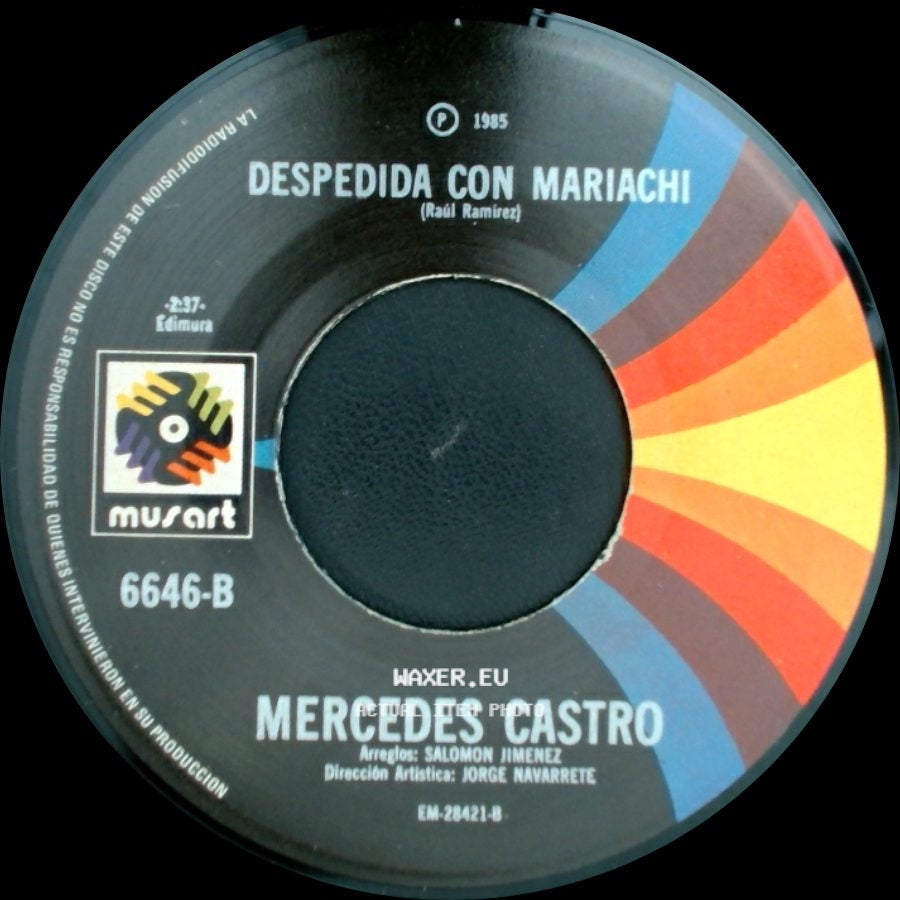 Mercedes Castro - Despedida Con Mariachi / Mi Casa Nueva side A