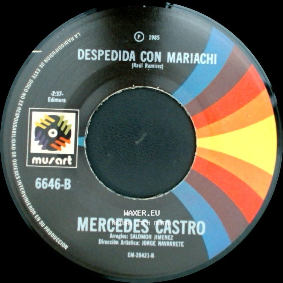 Mercedes Castro - Mi Casa Nueva / Despedida Con Mariachi side B