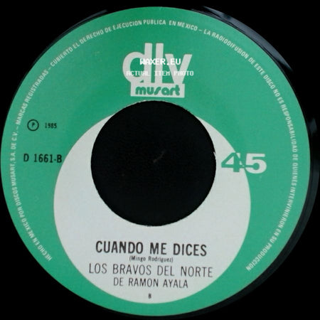 Los Bravos Del Norte De Ramon Ayala - Rinconcito En El Cielo / Cuando Me Dices side B