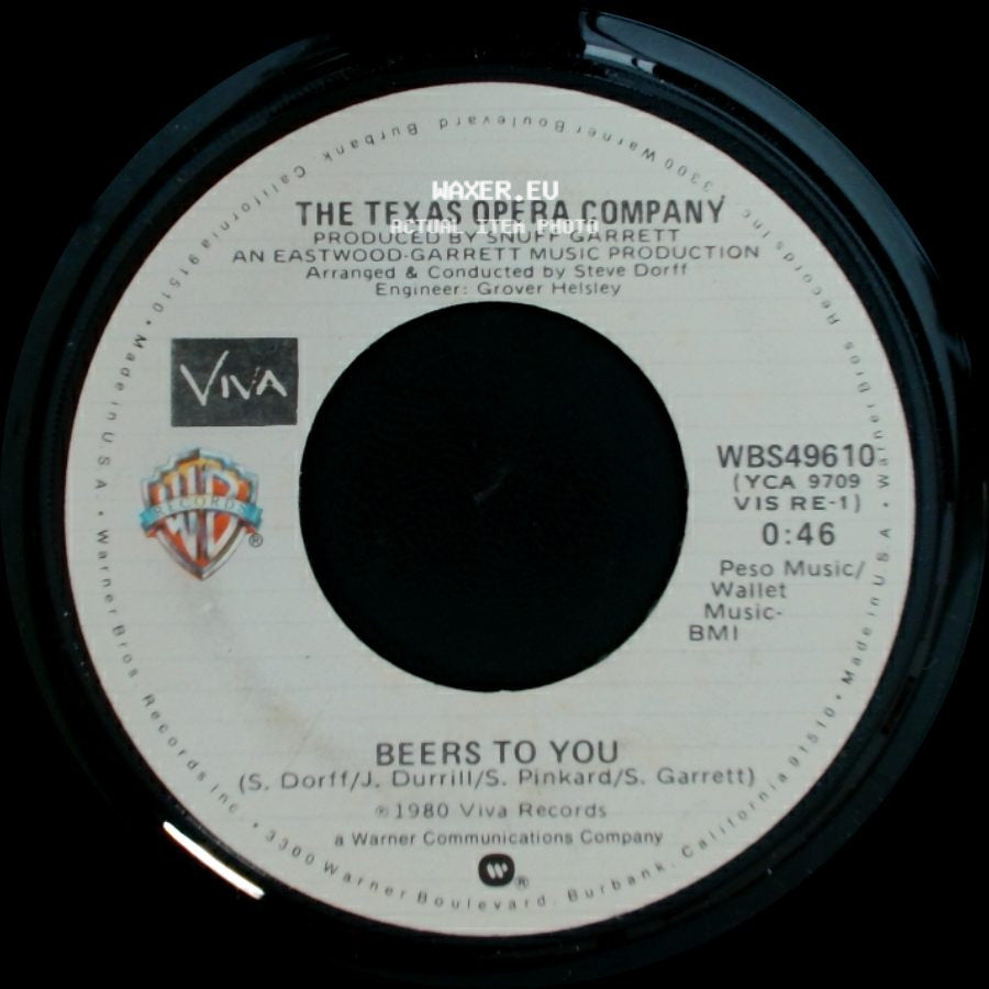 The Texas Opera Company / Fats Domino - Beers To You / Whiskey Heaven side A