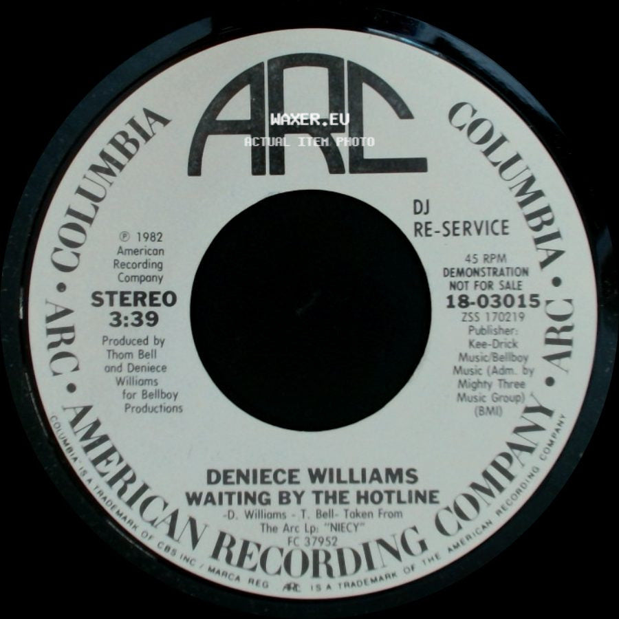 Deniece Williams - Waiting By The Hotline / Waiting By The Hotline side A