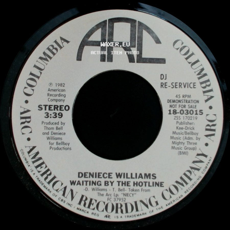 Deniece Williams - Waiting By The Hotline / Waiting By The Hotline side B