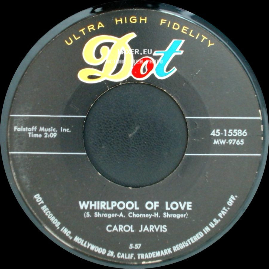Carol Jarvis - Whirlpool Of Love / Rebel side A