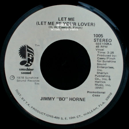 Jimmy "Bo" Horne - Let Me (Let Me Be Your Lover) / Let Me (Let Me Be Your Lover) side A