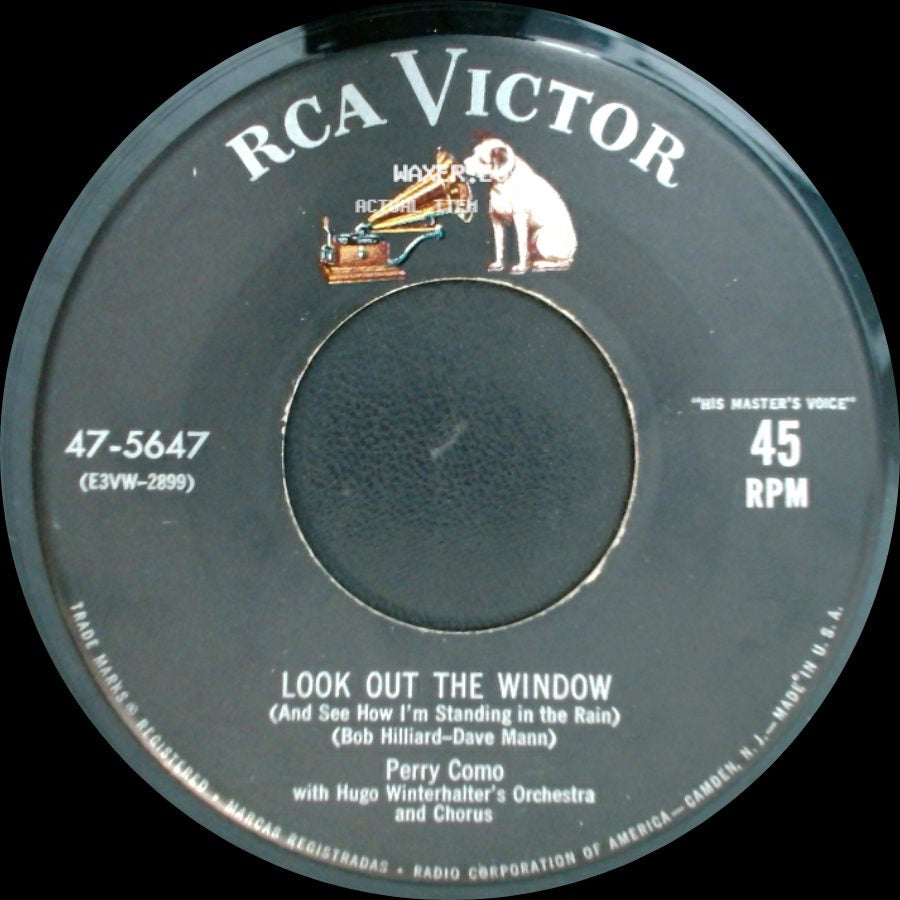 Perry Como - Wanted / Look Out The Window (And See How I'm Standing In The Rain) side B