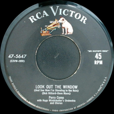 Perry Como - Wanted / Look Out The Window (And See How I'm Standing In The Rain) side B