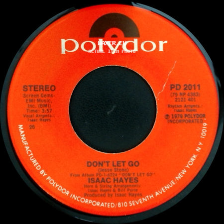 Isaac Hayes - You Can't Hold Your Woman / Don't Let Go side B