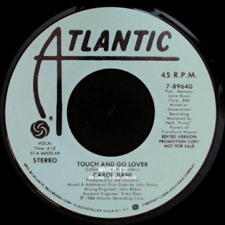 Carol Jiani - Touch And Go Lover / Touch And Go Lover side A