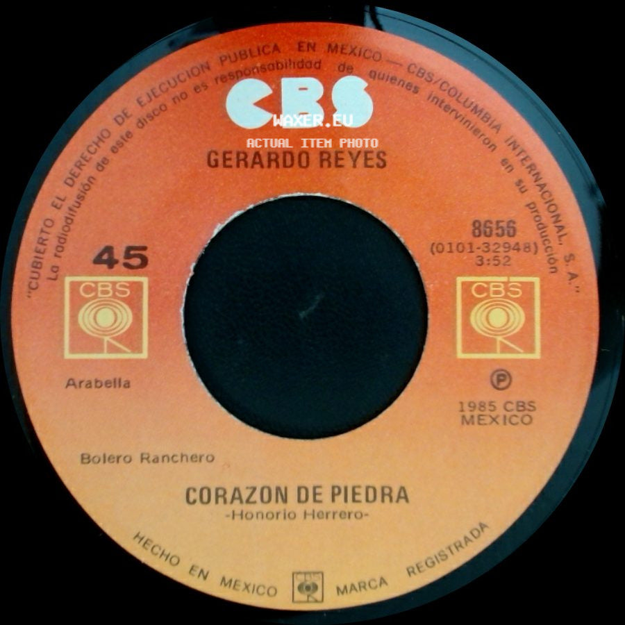 Gerardo Reyes - Corazon De Piedra / Ya Me Llevo side A