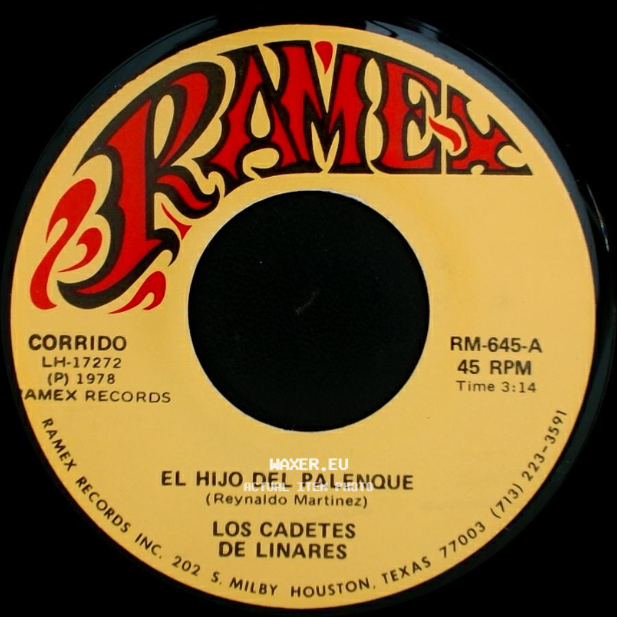 Los Cadetes De Linares - El Desquite / El Hijo Del Palenque side B