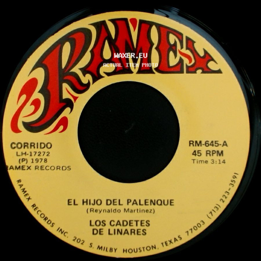 Los Cadetes De Linares - El Desquite / El Hijo Del Palenque side B