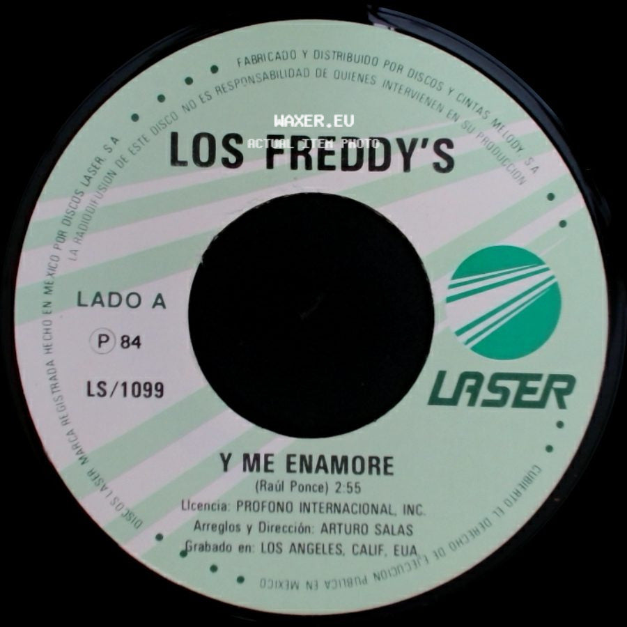 Los Freddy's - Y Me Enamore / Perder La Vida side A