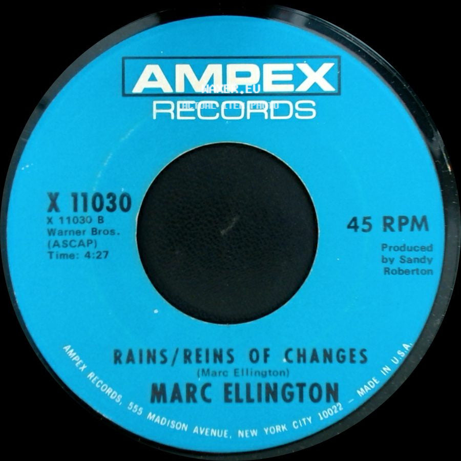 Marc Ellington - Rains/Reins Of Changes / Blue Suede Shoes side A