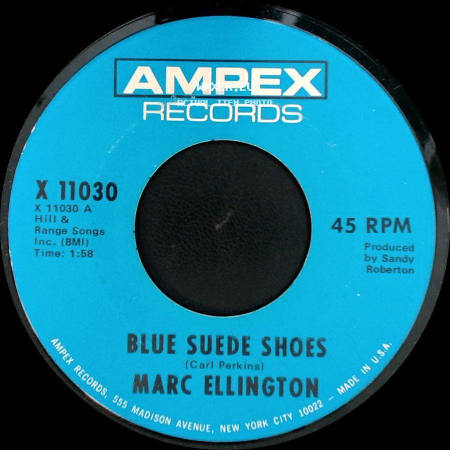 Marc Ellington - Rains/Reins Of Changes / Blue Suede Shoes side B