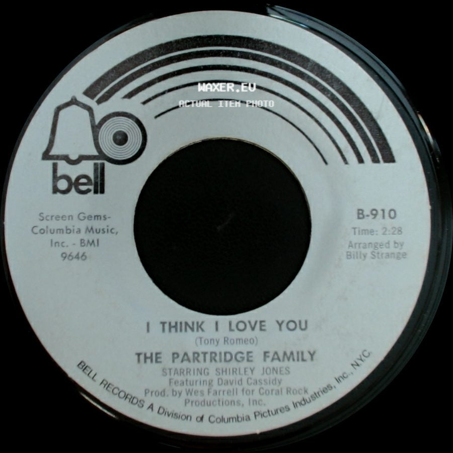 The Partridge Family - I Think I Love You / Somebody Wants To Love You side A