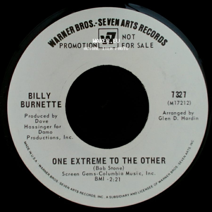 Billy Burnette - One Extreme To The Other / Frog Prince side A
