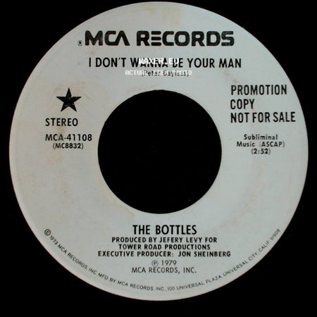 The Bottles - I Don't Wanna Be Your Man / I Don't Wanna Be Your Man side B