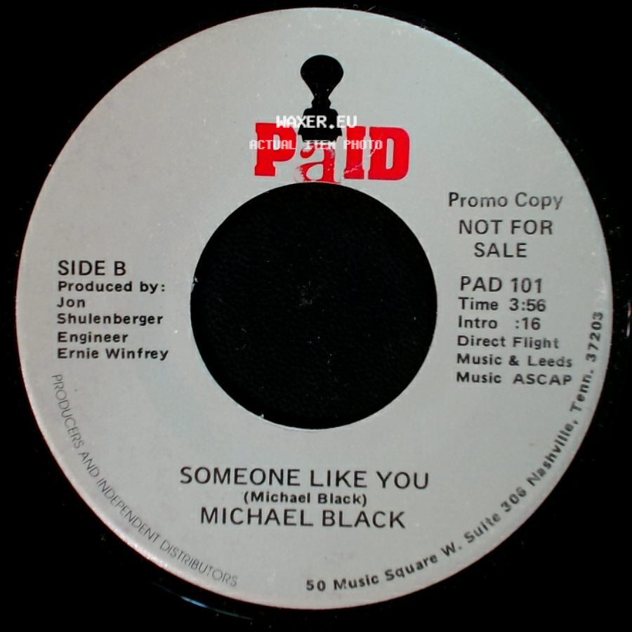 Michael Black - Girl You Don't Know Me / Someone Like You side B