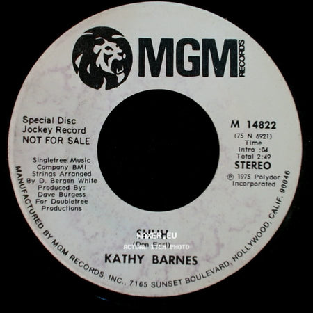 Kathy Barnes - Shhh / Shhh side A