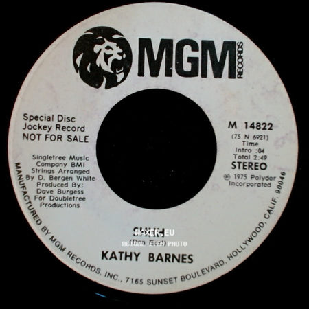 Kathy Barnes - Shhh / Shhh side B