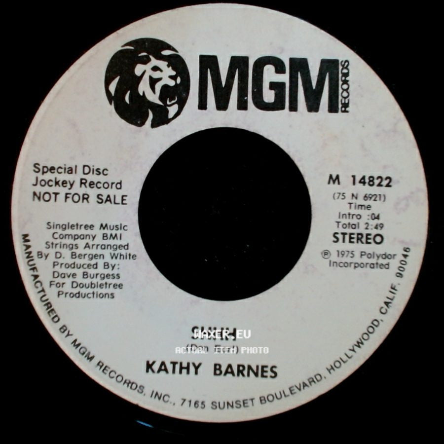 Kathy Barnes - Shhh / Shhh side B