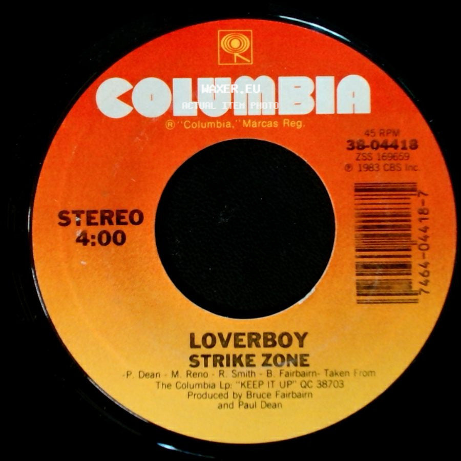 Loverboy / Mike Reno And Ann Wilson - Strike Zone / Almost Paradise... Love Theme From Footloose side A