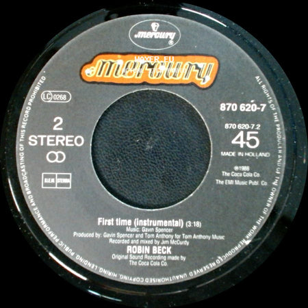 Robin Beck - First Time / First Time (Instrumental) side B