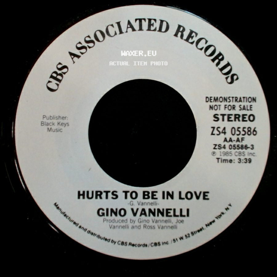 Gino Vannelli - Hurts To Be In Love / Hurts To Be In Love side A