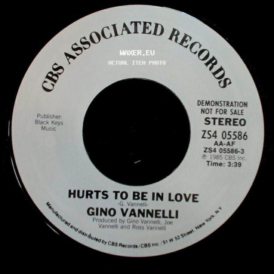 Gino Vannelli - Hurts To Be In Love / Hurts To Be In Love side B