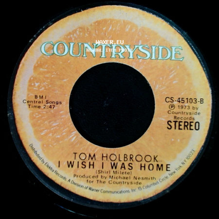 Tom Holbrook - I Wish I Was Home / Welfare Hero side A